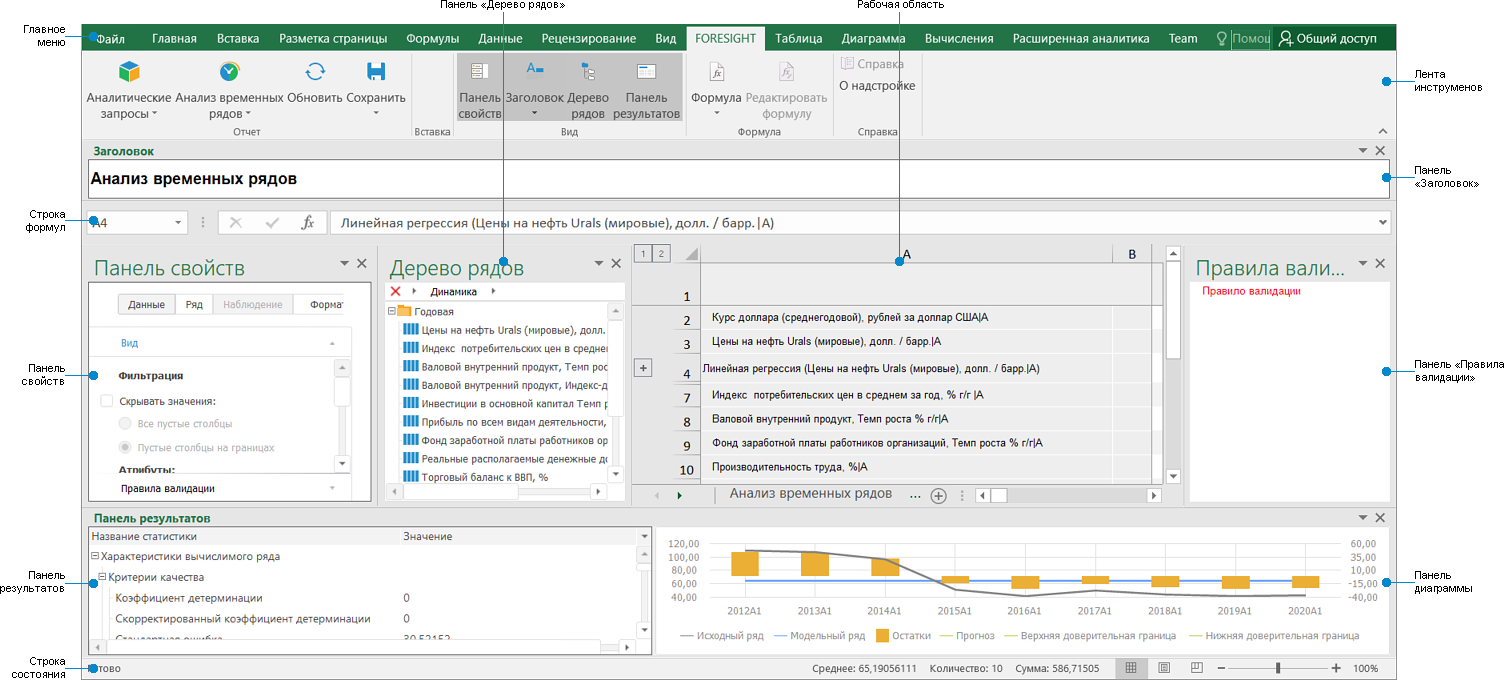 Foresight Add-in for Excel Foresight Add-in for Excel