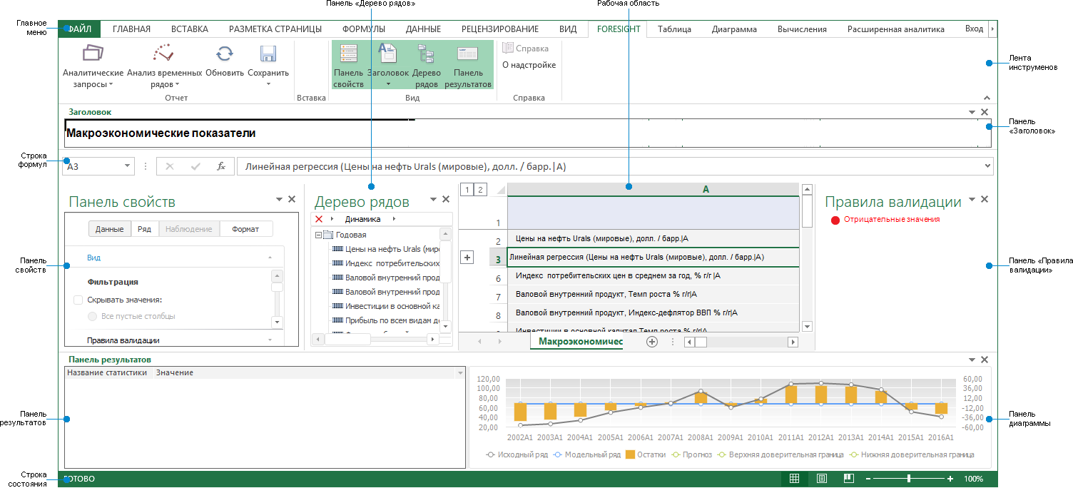 Foresight Add-in for Excel Foresight Add-in for Excel