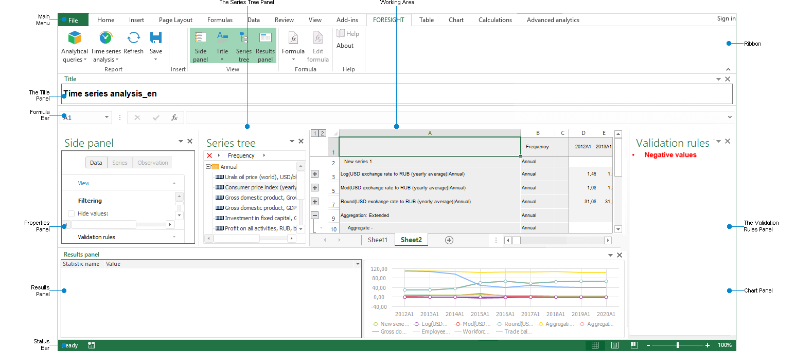 Foresight Add-in for Excel Foresight Add-in for Excel