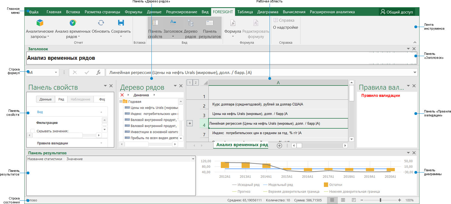 Foresight Add-in for Excel