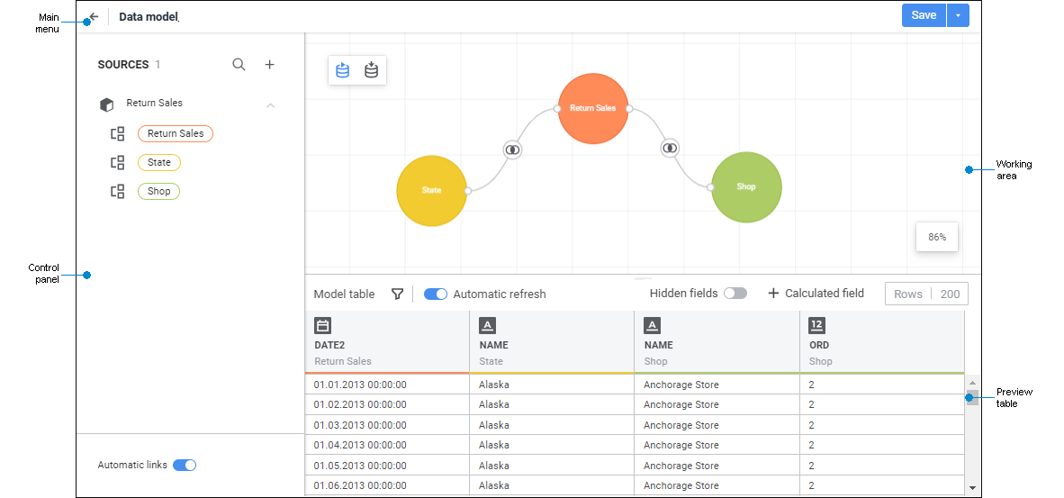 Creating a data model